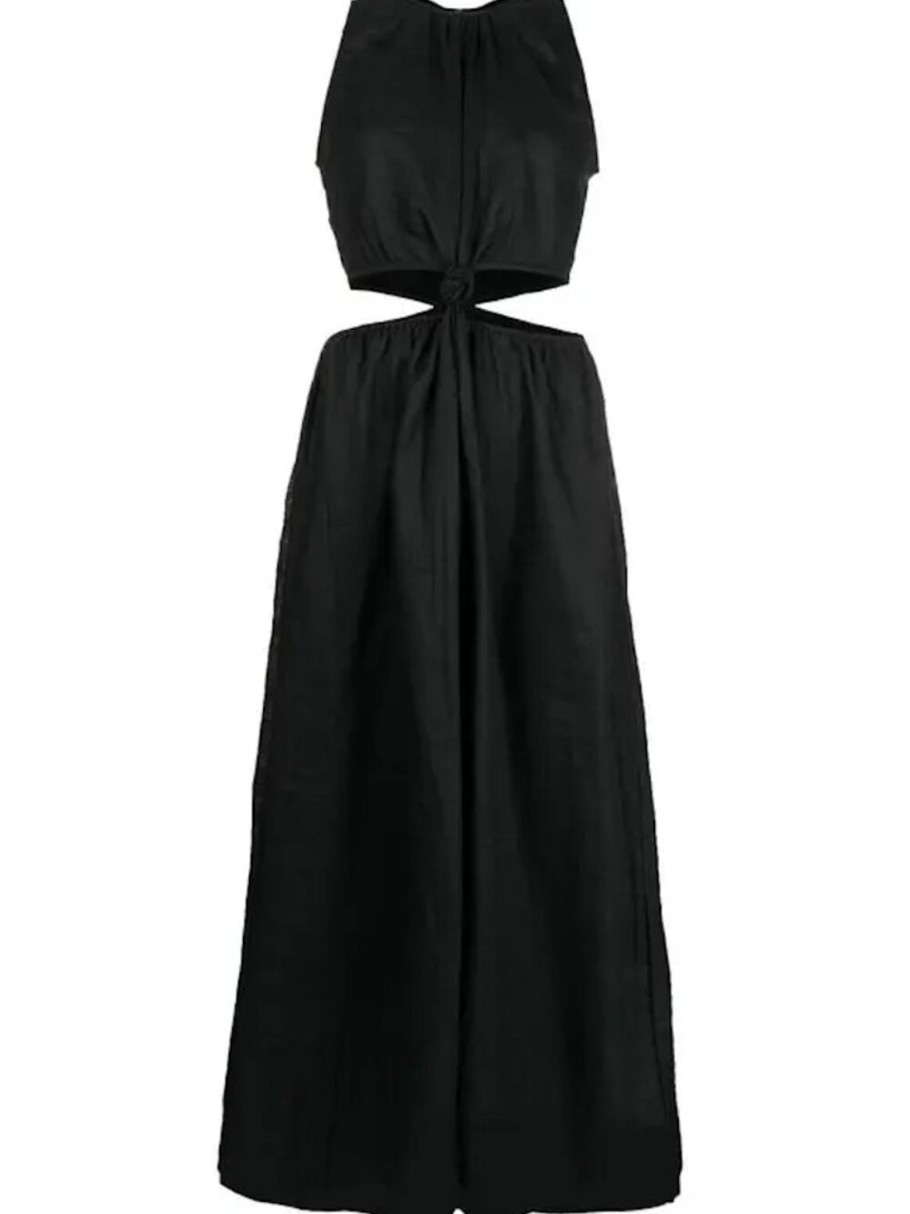 Faithfull the Brand Black - Cutout Twist Maxi Dress